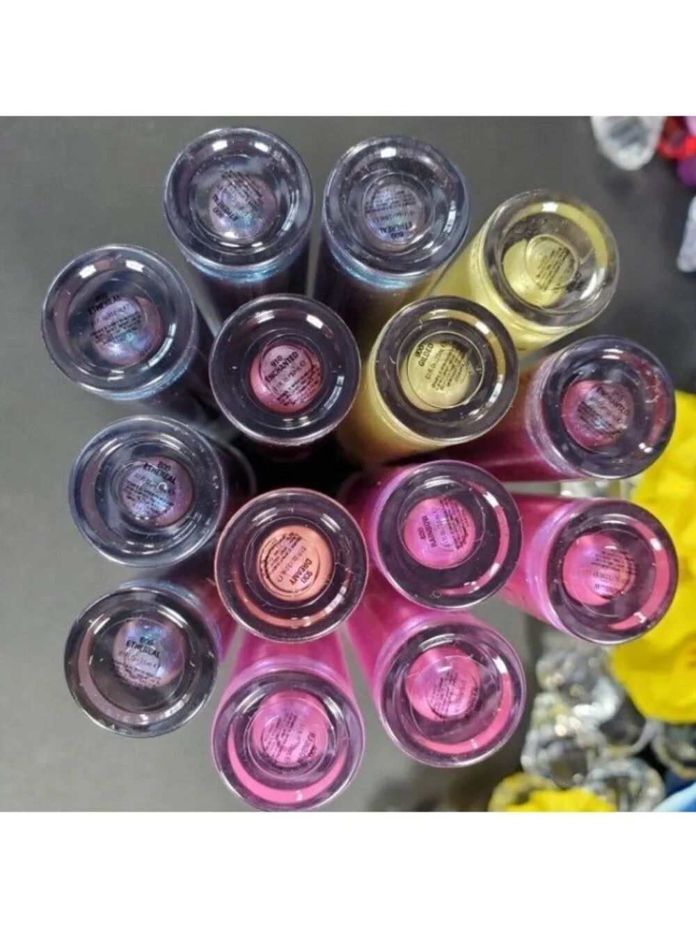 Almay Gel Lip Gloss Make Up Lip Care Goddess Gloss Blue Sparkle Ethereal Sealed